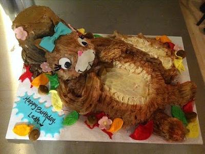 Squirrel Cake! - Cake by Kelle's Cakes