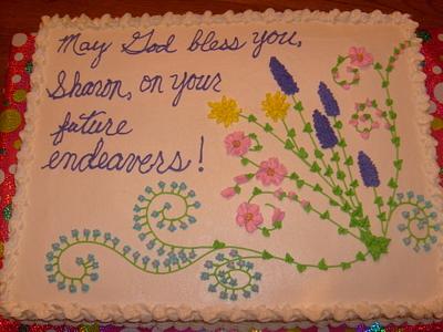 Goodbye, Sharon - Cake by Pamela