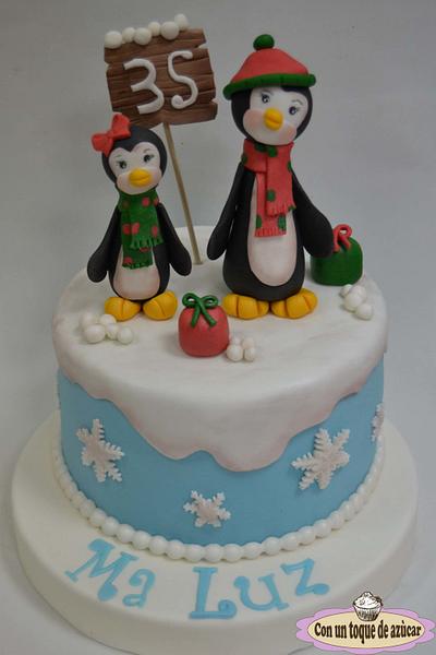 Christmas cake - Cake by Con un toque de azúcar - Georgi