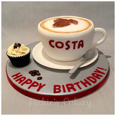 Costa Coffee Cake - Cake by Jackie's Cakery 