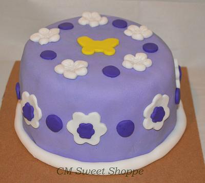 Spring Flower Cake - Cake by CM Sweet Shoppe