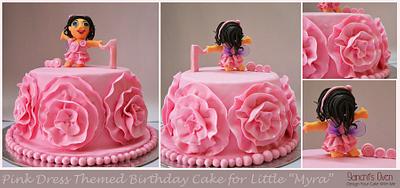 Birthday Cake for Little “Myra's first Birthday” - Cake by Sanchita Nath Shasmal