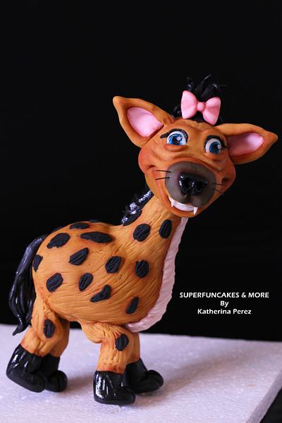 The Happy Hyena  - Cake by Super Fun Cakes & More (Katherina Perez)