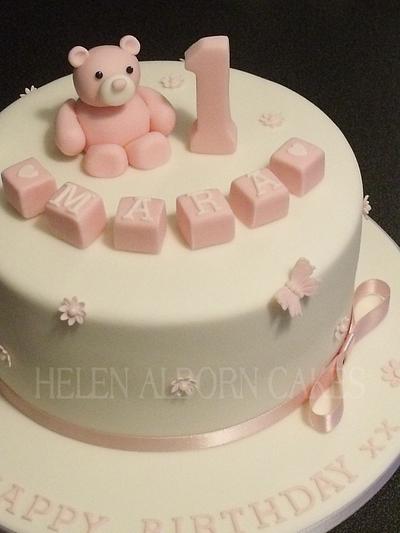1st Birthday Cake - Cake by Helen Alborn  