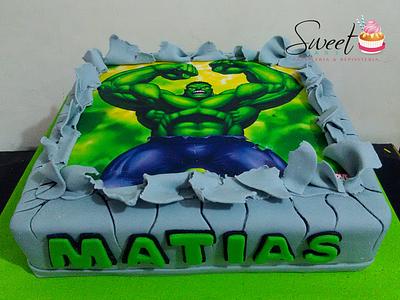 Torta Hulk - Cake by Sweet Art Pastelería & repostería