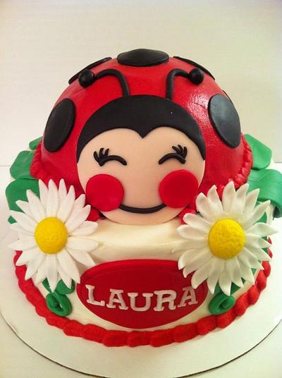 Ladybug cake - Cake by Christie's Custom Creations(CCC)