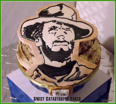 Giant Cupcake (Clint Eastwood) - Cake by Sweet Catastrophe Cakes