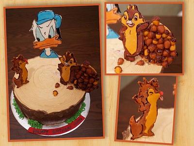 Donald, Chip n Dale - Cake by Sushma Rajan- Cake Affairs