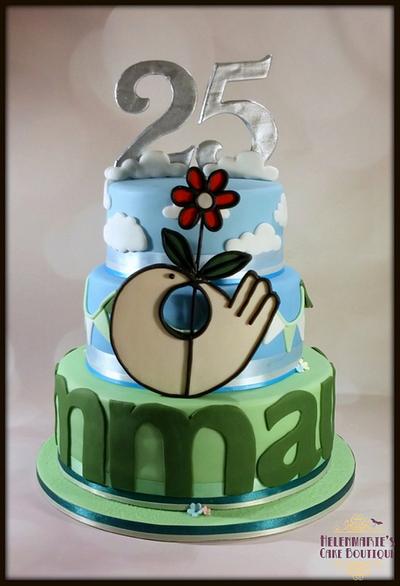 Emmaus 25th Anniversary cake - Cake by Helenmarie's Cake Boutique