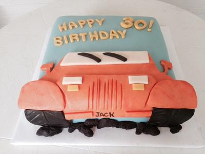 2-D Jeep Cake - Cake by Kathryn