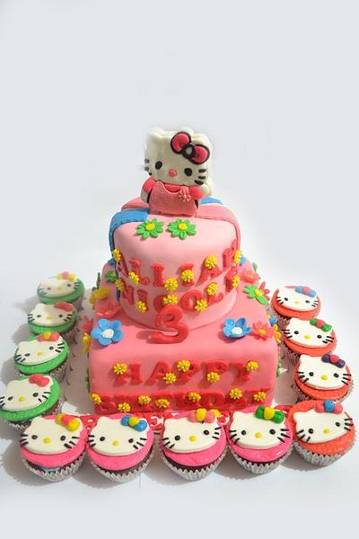 hello kitty cake - Cake by SWEET CONFECTIONS BY QUEENIE