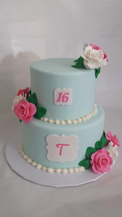 Tori's Sweet 16 - Cake by Nicole Verdina 