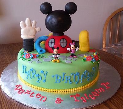 Mickey's Club House - Cake by Beverlee Parsons