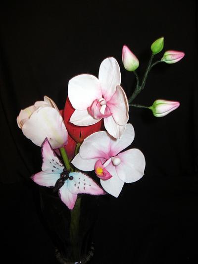 orchid - Cake by MELANIASCAKEATELIER