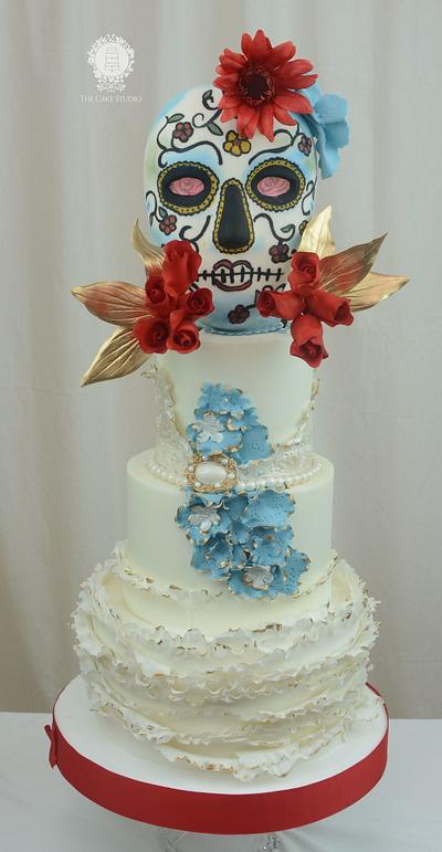 Dia del los Muertos Cake - Cake by Sugarpixy