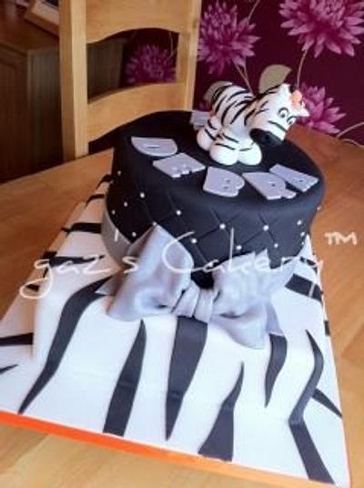 A Zebra for Debra - Cake by GazsCakery