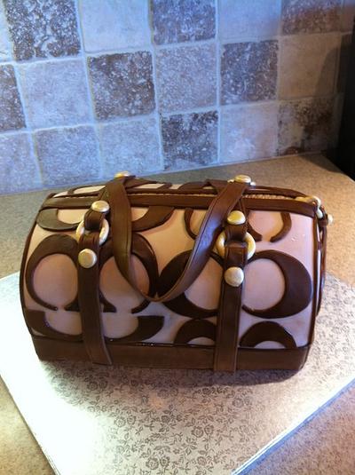 Coach purse cake - Cake by mbgailley