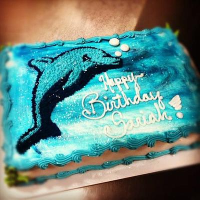 Dolphin Birthday Cake - Cake by Cakes By Rian