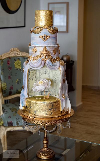 A touch of drama - Cake by Art Sucré by Mounia