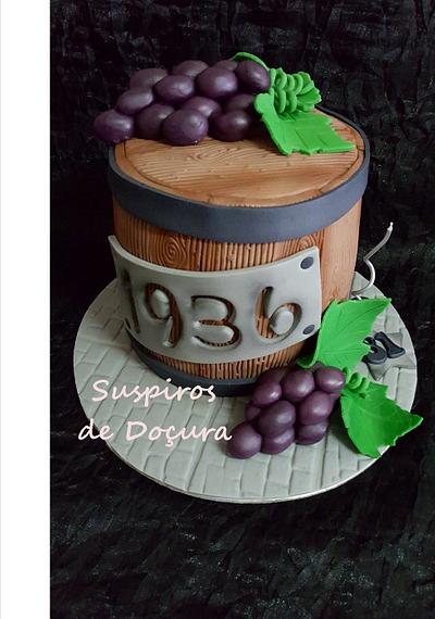Wine Barrel - Cake by Paula Marques