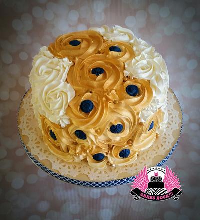 Buttercream Bridal Shower cake - Cake by Cakes ROCK!!!  