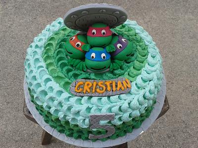 Ninja turtles - Cake by FRELIS77