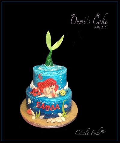 Ariel Cake - Cake by Cécile Fahs