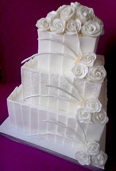 MY FIRST WEDDING CAKE - Cake by SweetFantasy by Anastasia