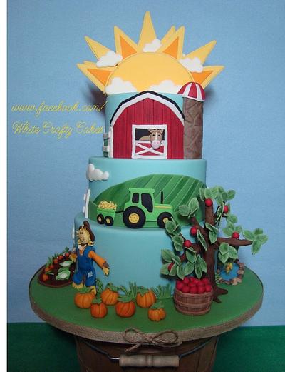 Down On The Farm - Cake by Toni (White Crafty Cakes)
