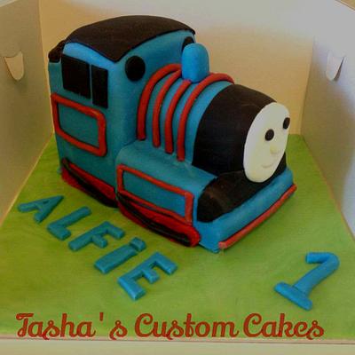 Thomas the Train  - Cake by Tasha's Custom Cakes