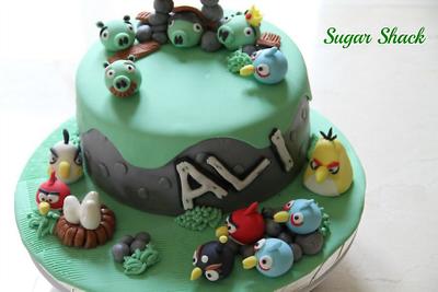 angry birds!! - Cake by shahin