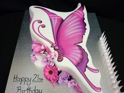 Butterfly - Cake by Paul Delaney of Delaneys cakes