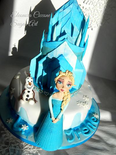 Elsa and her iced Castle!!! - Cake by Eleonora Ciccone