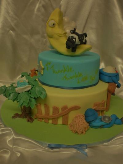 Nursery Rhyme Baby Shower - Cake by Sugarart Cakes