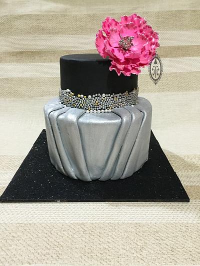 Silver elegance - Cake by Muskaan - Cut The Cake India