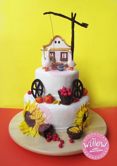 Autumn cake - Cake by Willow cake decorations