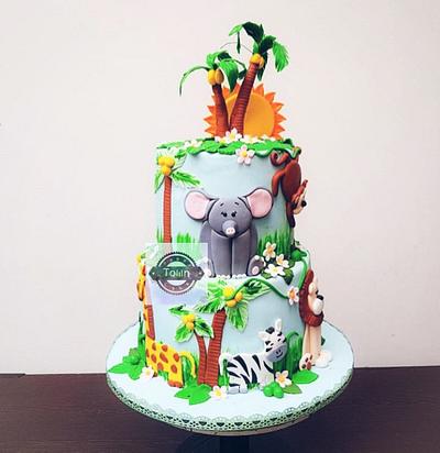 jungle theme cake - Cake by sheenam gupta