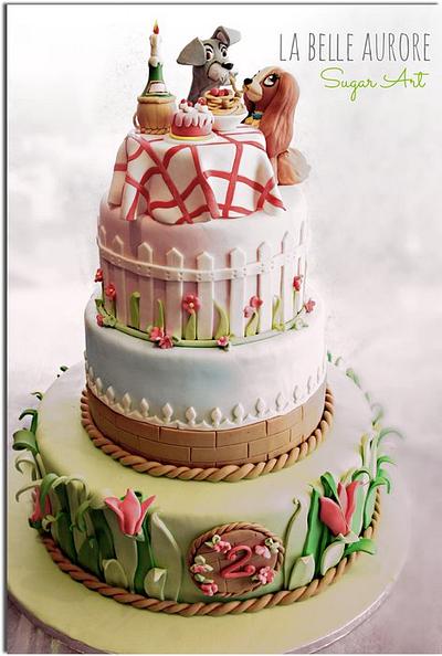  Lady and the Tramp - Cake by La Belle Aurore
