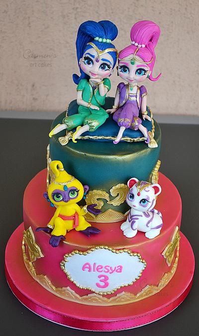 Shimmer and Shine - Cake by Carmen Iordache