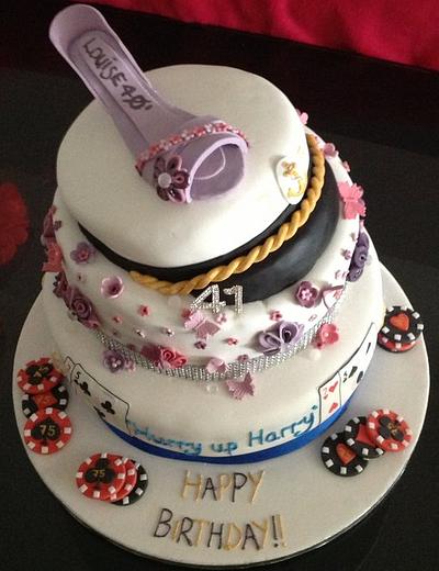 sailor and shoe joint birthday cake - Cake by Elspeth