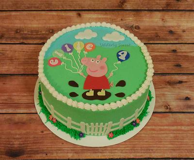 Peppa Pig Birthday Cake - Cake by Michelle