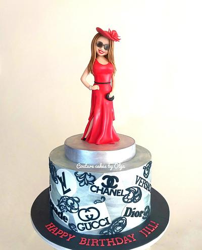 Cake for fashionista - Cake by Couture cakes by Olga