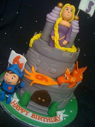 Dragons and Princesses and Knights, oh my!  - Cake by Amber Catering and Cakes