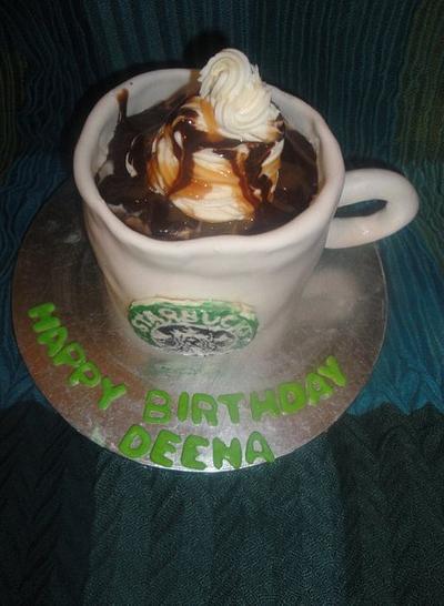 Starbucks - Cake by Delectable Dezzerts by Amina