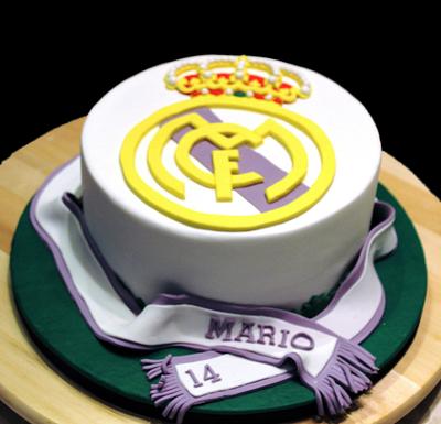 Tarta Real Madrid.- cake Real Madrid - Cake by Machus sweetmeats