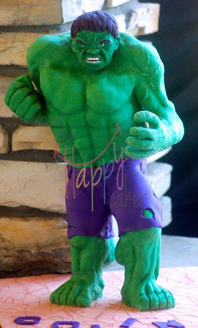 Incredible Hulk - Cake by Shannon Davie