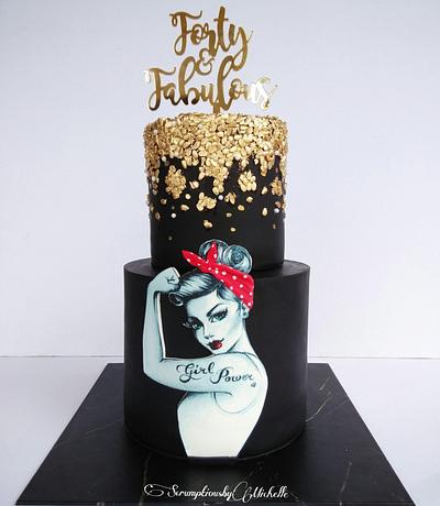 Forty & Fabulous - Cake by Michelle Chan