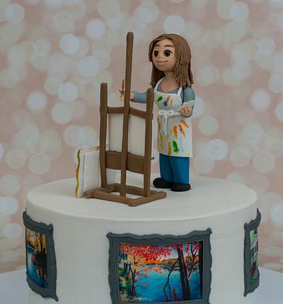 Artist Cake - Cake by Prima Cakes and Cookies - Jennifer
