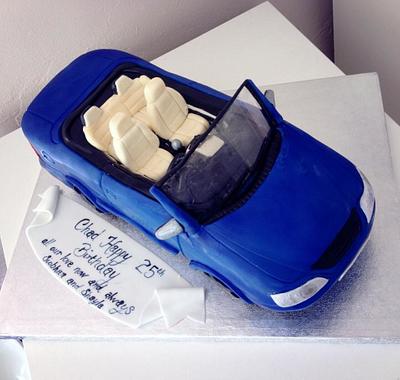 Convertible car - Cake by Alison Lee