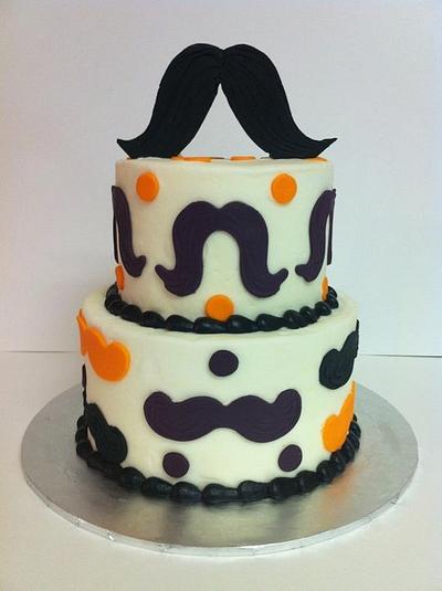 Mustache cake - Cake by Michelle